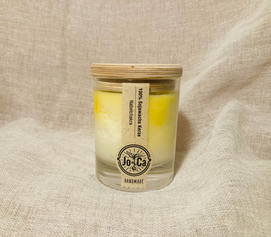 Chakra Kerze Manipura – Solarplexuschakra, gelb