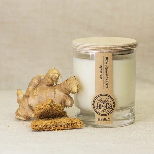 Sojakerze Ingwer Keks